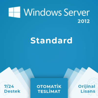 Windows Server 2012 Standard Dijital Lisans Key