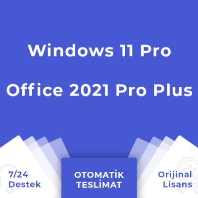 Windows 11 Home ve Office 2021 Professional Plus Lisans Anahtarı