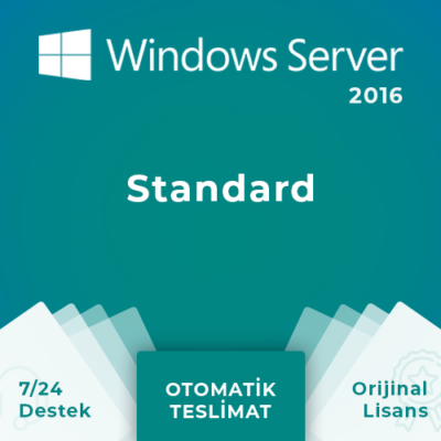 Windows Server 2016 Standard Lisans Key